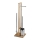 WENKO 24391100 - Scopino WC RIVALTA 18x70 cm marrone/bianco/nero