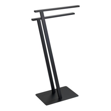 WENKO 24396100 - Porta asciugamani LIRIO 20x40 cm nero