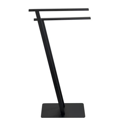 WENKO 24396100 - Porta asciugamani LIRIO 20x40 cm nero