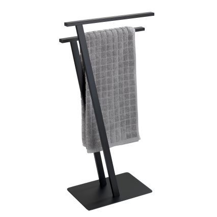 WENKO 24396100 - Porta asciugamani LIRIO 20x40 cm nero