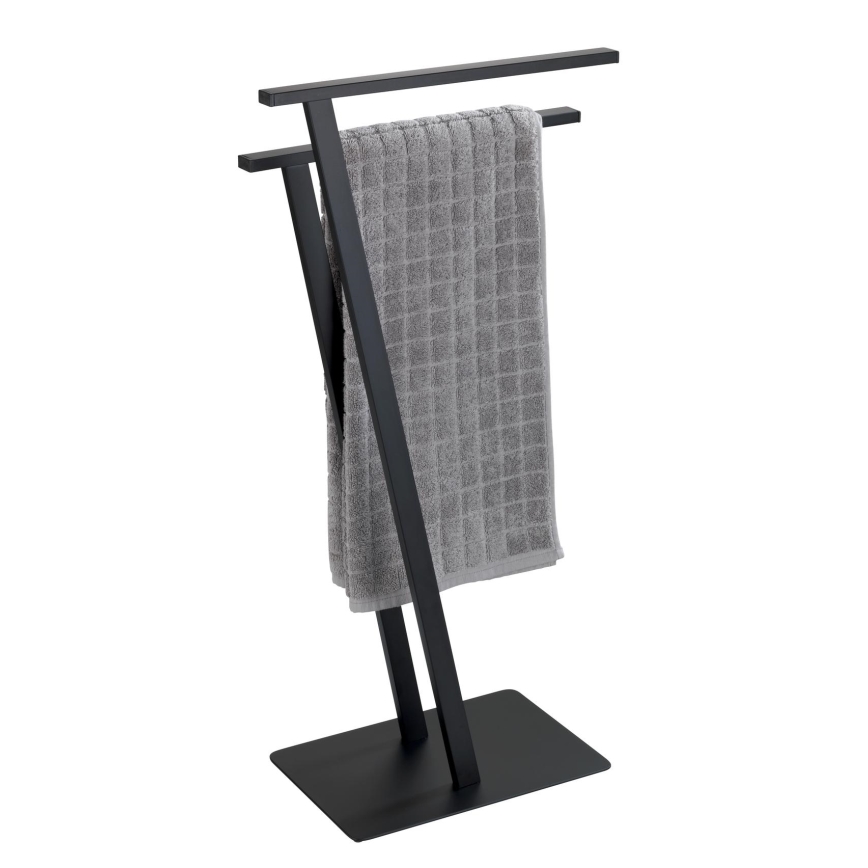 WENKO 24396100 - Porta asciugamani LIRIO 20x40 cm nero