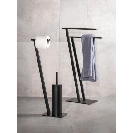 WENKO 24396100 - Porta asciugamani LIRIO 20x40 cm nero