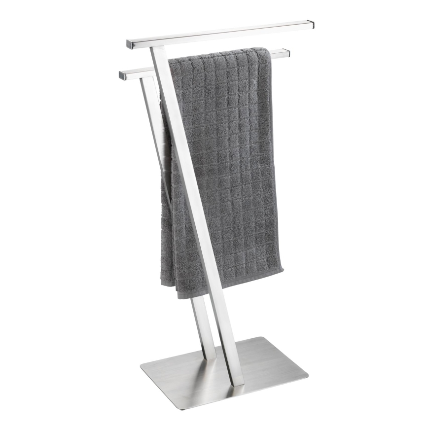 WENKO 24397100 - Porta asciugamani LIRIO 20x76,5 cm acciaio inossidabile/satinato