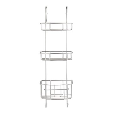 WENKO 24422100 - Mensola OLESI 22,5x70 cm in acciaio inox/argento