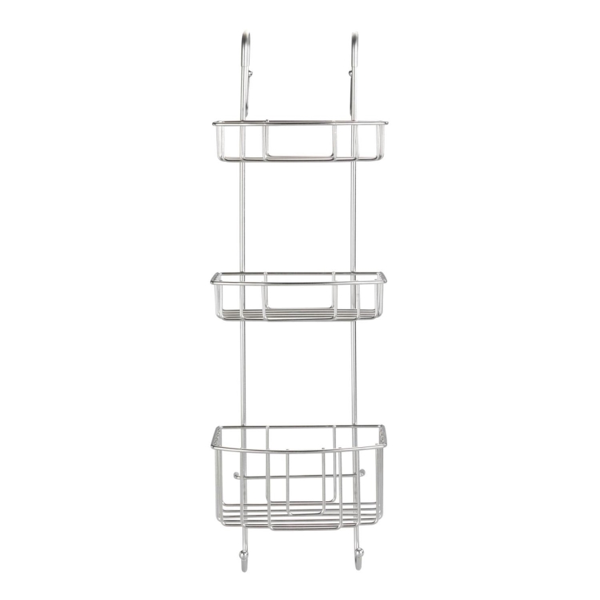 WENKO 24422100 - Mensola OLESI 22,5x70 cm in acciaio inox/argento