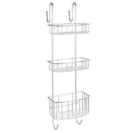 WENKO 24422100 - Mensola OLESI 22,5x70 cm in acciaio inox/argento