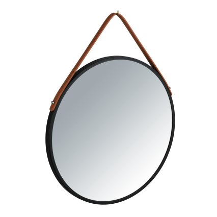 WENKO 24424100 - Specchio BORRONE 40x40 cm nero/argento