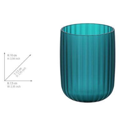 WENKO 24479100 - Bicchiere AGROPOLI 7,5x10 cm turchese