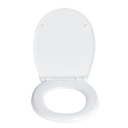 WENKO 24571100-WC sedile per WC VORNO NEO 46x37 cm bianco/argento