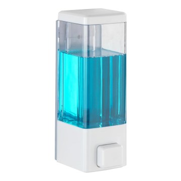 WENKO 24594100-Dispenser di sapone ISTRES 320 ml bianco/trasparente