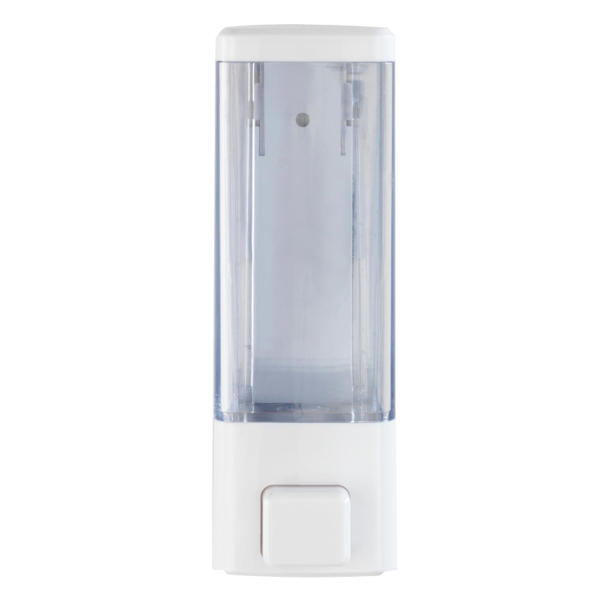 WENKO 24594100-Dispenser di sapone ISTRES 320 ml bianco/trasparente