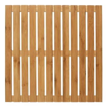 WENKO 24610100 - Tappetino BAMBUSA 50x50 cm marrone