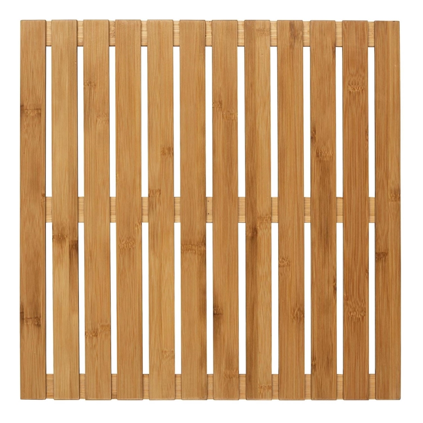 WENKO 24610100 - Tappetino BAMBUSA 50x50 cm marrone