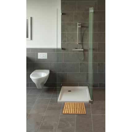 WENKO 24610100 - Tappetino BAMBUSA 50x50 cm marrone