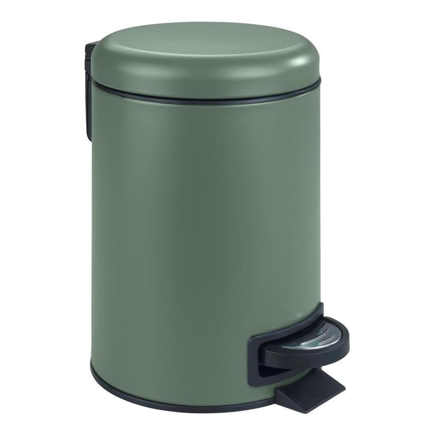 WENKO 24636100 - Cestino LEMAN 17x25 cm verde/nero