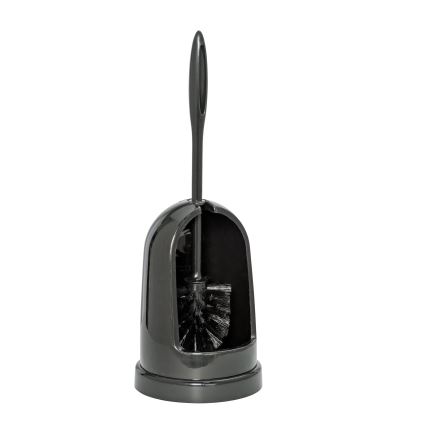 WENKO 24637100 - Scopino WC STANDARD 14x40 cm nero