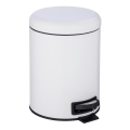 WENKO 24678100 - Cestino LEMAN 21x24 cm bianco/nero