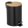 WENKO 24696100 - Cestino TORTONA 17x21 cm nero/marrone