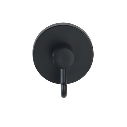 WENKO 24730100-Gancio VACUUM-LOC rotondo SCHW 6x6,7 cm nero