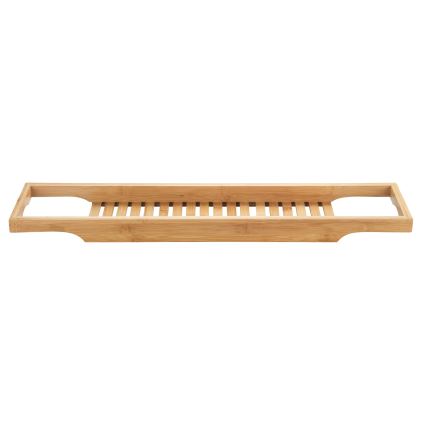 WENKO 24750100 - Mensola per vasca BAMBUSA 70x16 cm marrone