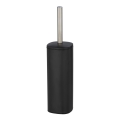 WENKO 24778100 - Scopino per WC ALASSIO 9,3x39,2 cm acciaio inossidabile/nero
