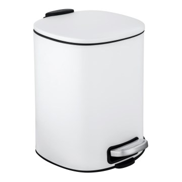 WENKO 24779100 - Cestino ALASSIO 20,5x27 cm bianco/nero