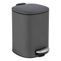 WENKO 24780100 - Cestino ALASSIO 20,5x27 cm grigio/nero
