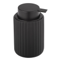 WENKO 24804100 - Dispenser per sapone BELLUNO 8x13,5 cm nero