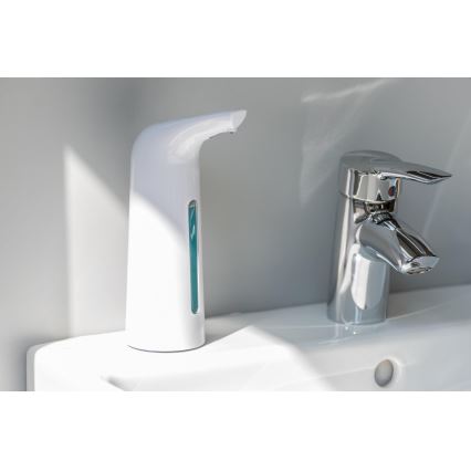 WENKO 24841100 - Dispenser per sapone LARINO 9x21,5 cm bianco