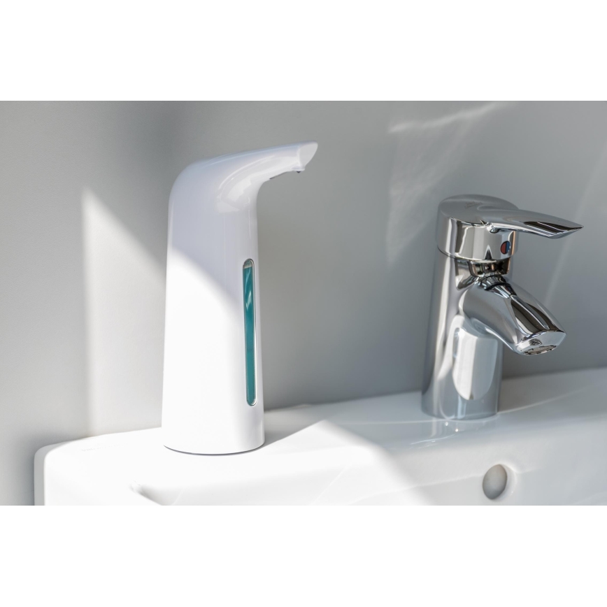 WENKO 24841100 - Dispenser per sapone LARINO 9x21,5 cm bianco