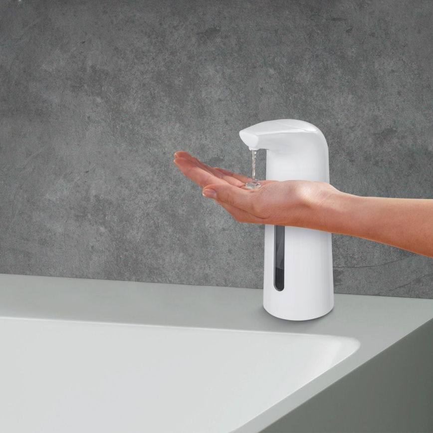 WENKO 24841100 - Dispenser per sapone LARINO 9x21,5 cm bianco