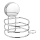 WENKO 24857100-Supporto per asciugacapelli STATIC-LOC + OSIMO 14x13 cm cromo lucido