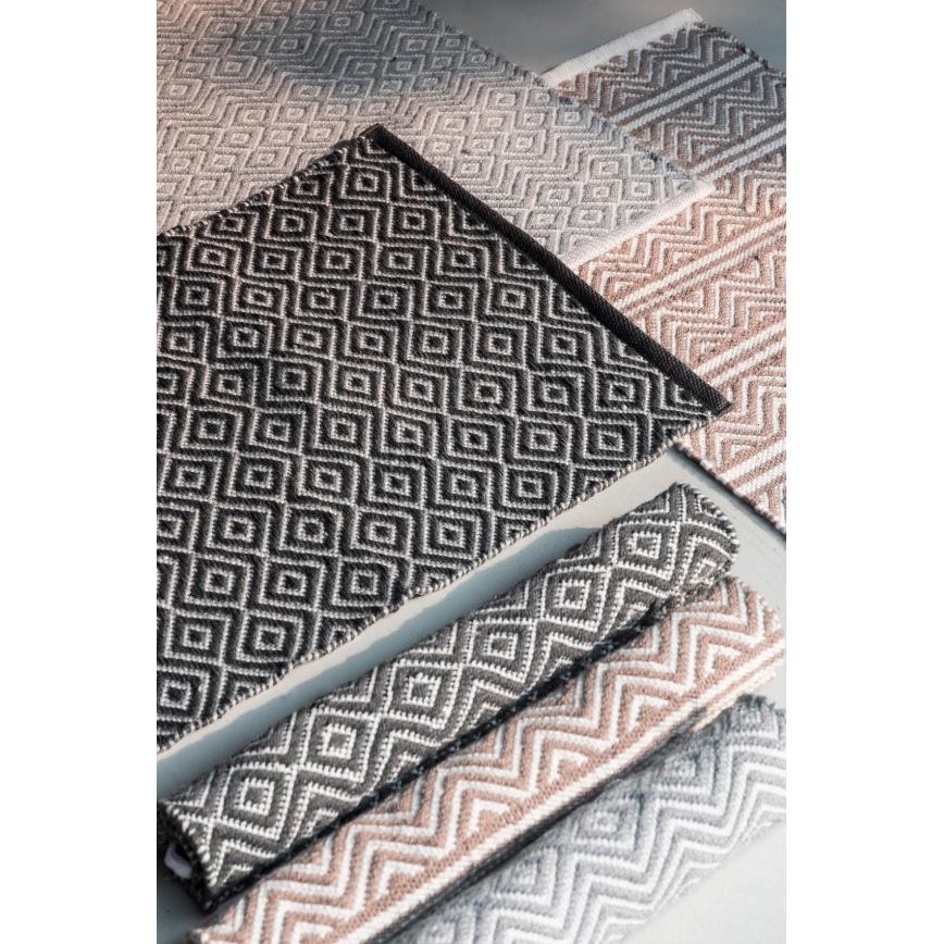 WENKO 24868100 - Tappetino da bagno SHAKI 50x80 cm beige/bianco