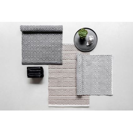 WENKO 24868100 - Tappetino da bagno SHAKI 50x80 cm beige/bianco