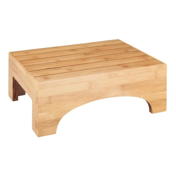 WENKO 24870100 - Sgabello BAMBUSA 40x30 cm marrone