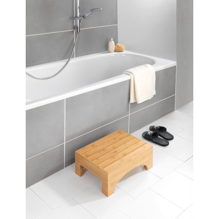 WENKO 24870100 - Sgabello BAMBUSA 40x30 cm marrone