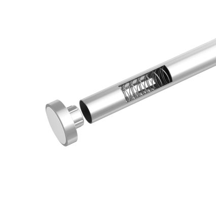 WENKO 24888100 - Asta doccia LUZ 185 x 2,8 cm acciaio inossidabile/cromo lucido