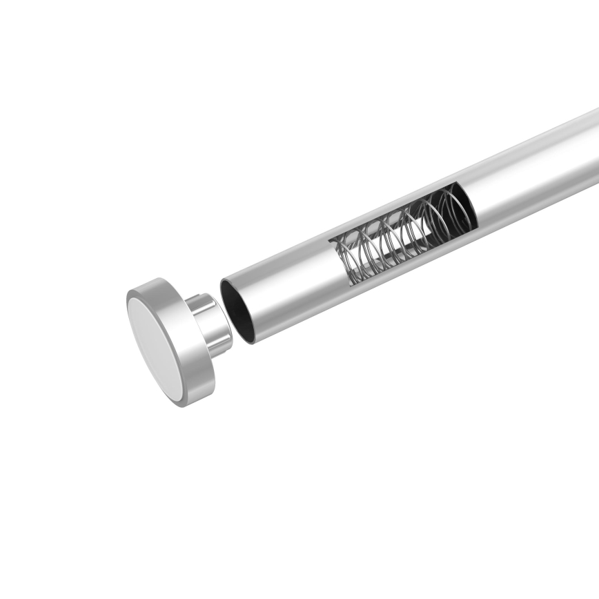 WENKO 24888100 - Asta doccia LUZ 185 x 2,8 cm acciaio inossidabile/cromo lucido