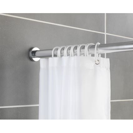 WENKO 24888100 - Asta doccia LUZ 185 x 2,8 cm acciaio inossidabile/cromo lucido
