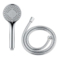WENKO 24918100 - Soffione doccia BASIC LINE 9,5x9,5 cm cromo lucido/argento