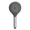 WENKO 24921100 - Soffione doccia WATERSAVING SYSTEM 12x12 cm cromo lucido/grigio