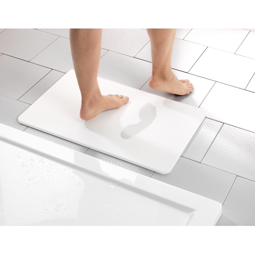 WENKO 24935100-Tappetino SIMI 39x60 cm bianco