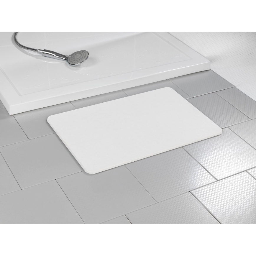 WENKO 24935100-Tappetino SIMI 39x60 cm bianco