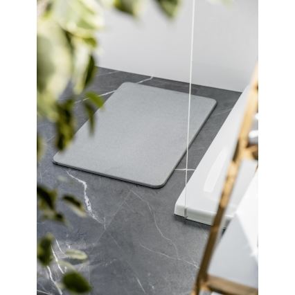 WENKO 24936100-Tappetino SIMI 39x60 cm grigio