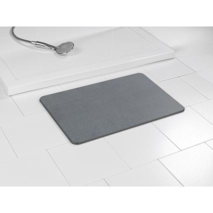 WENKO 24936100-Tappetino SIMI 39x60 cm grigio