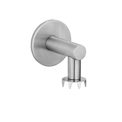 WENKO 24971100 - Portasapone TURBO-LOC 4,5 x 7 cm, argento