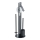 WENKO 24982800 - Set WC RAVINA 20x70 cm acciaio inox/nero