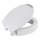 WENKO 25005100-Sedile WC SECURA 37x44 cm bianco/grigio