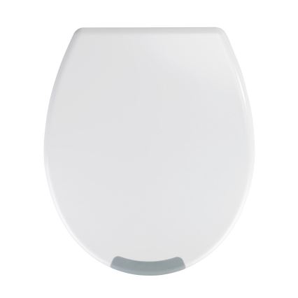 WENKO 25005100-Sedile WC SECURA 37x44 cm bianco/grigio