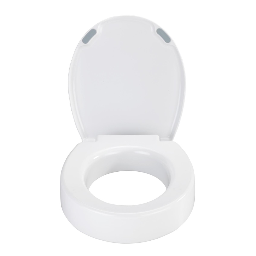 WENKO 25005100-Sedile WC SECURA 37x44 cm bianco/grigio